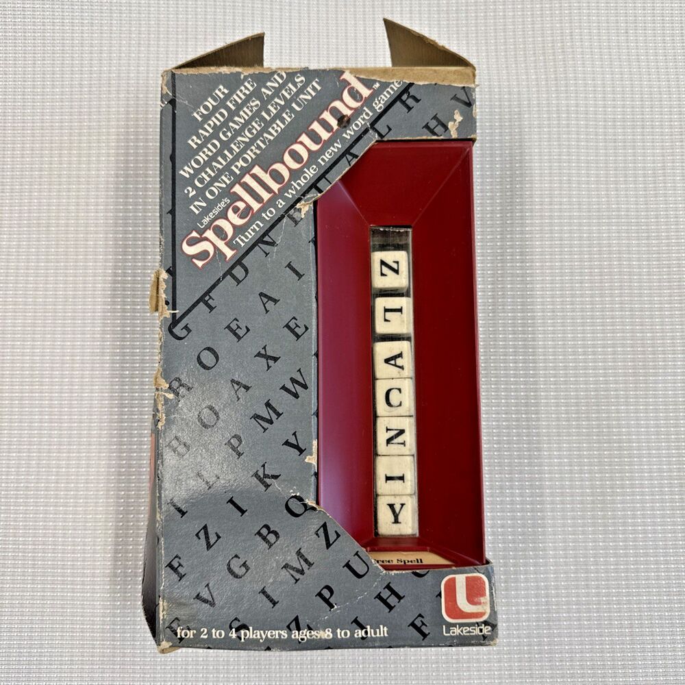 Vintage 1981 Spellbound by Lakeside Dice Spelling game - Complete